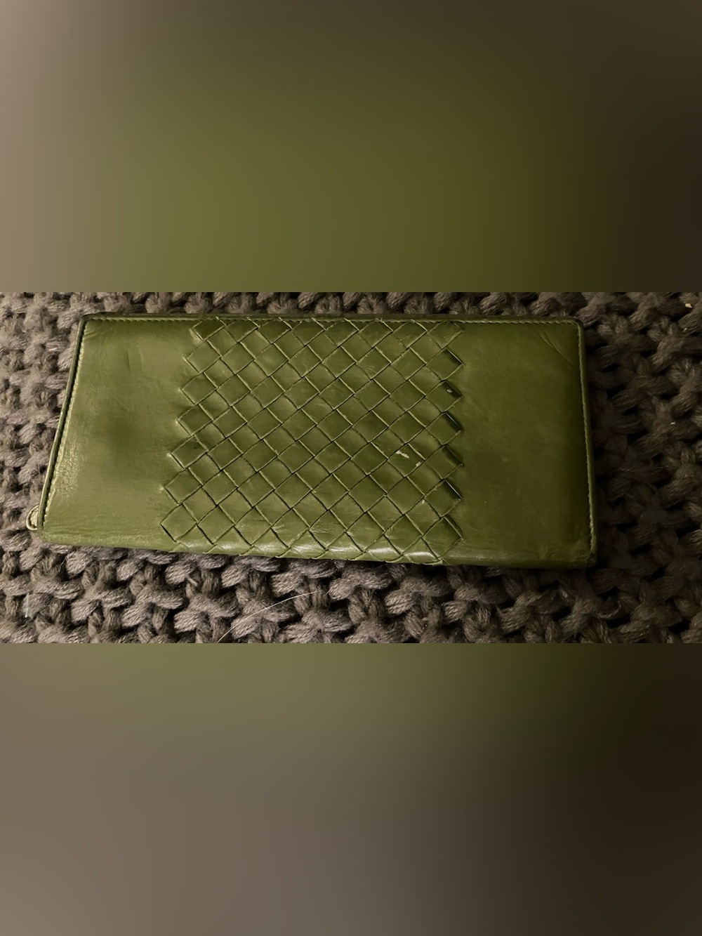 Bottega Veneta Intrecciato leather continental long wallet